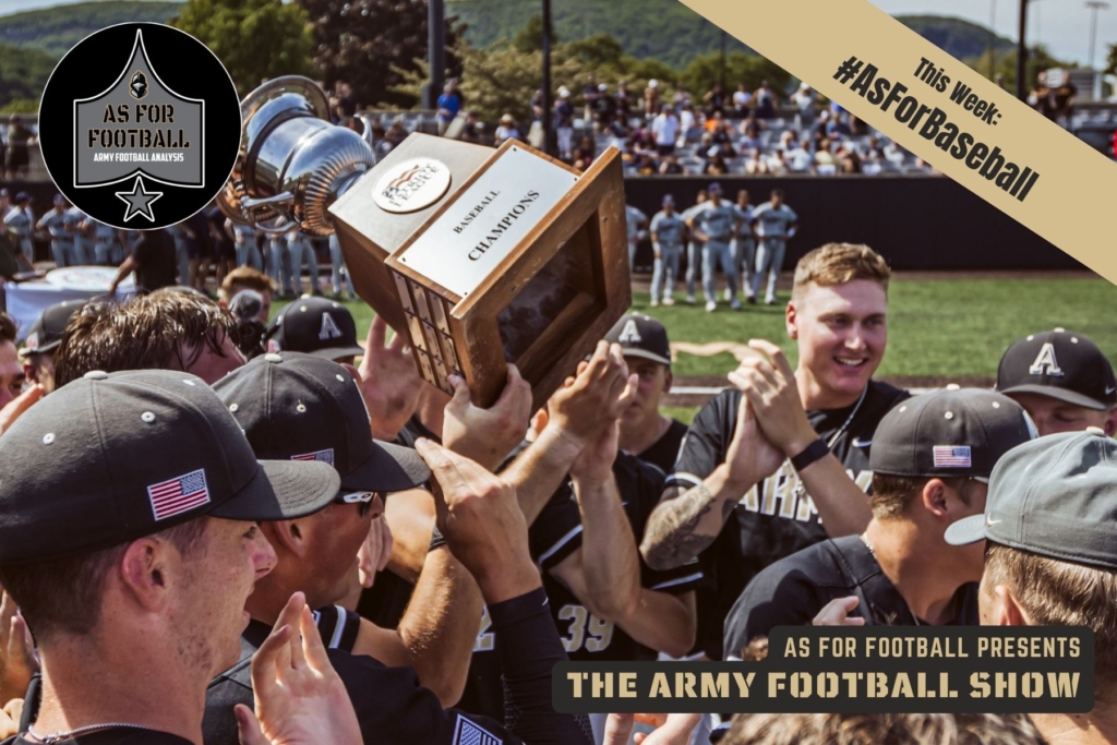 This week: we bring on Army Deputy AD Dan McCarthy and As For Football's new Baseball writer Mike Tilton to discuss Army Baseball's record sixth Patriot League winning season as well as their chances in the NCAA Tournament. Then we grill Dan -- just a little! -- about Army-Navy tickets and the Football schedule for the coming year.

Go Army! Beat Georgia!!!