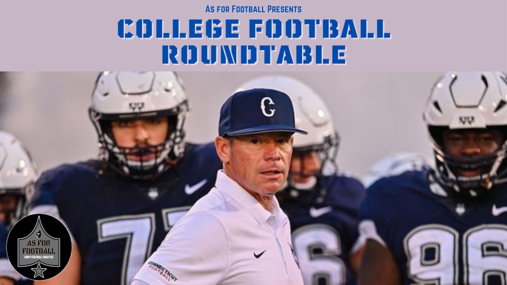 This week: Rob talks to Joe from the T'N'T College Football Podcast about all things UConn Football and general CFB.

UConn has had kind of a similar journey to the Black Knights. Can they maintain and build upon their success from two years ago? Find out this week!
